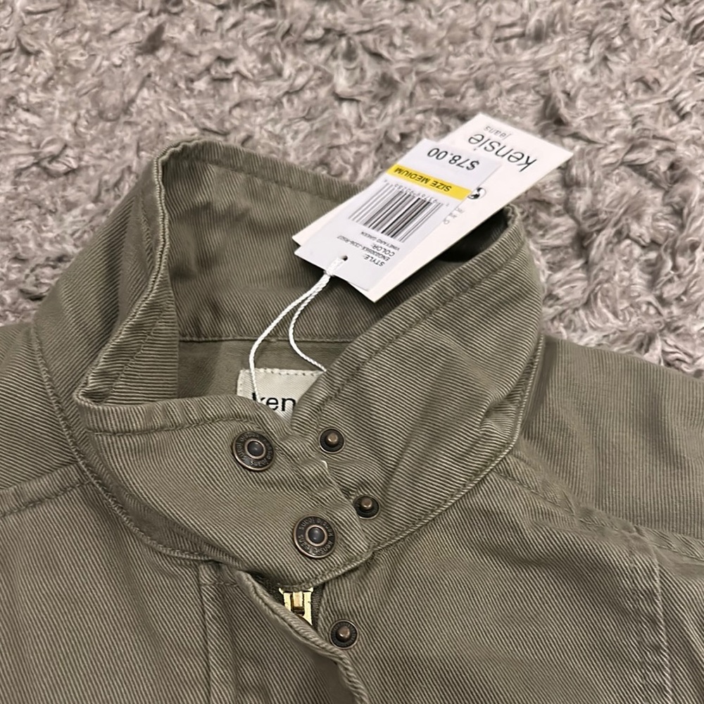 Kensie Olive Utility Jacket - Picture 3 of 3